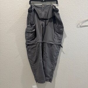 Magellan Outdoors Fish Gear Convertible Zip Off Pants Men’s 3XL Gray